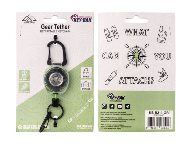 Key-Back Gear Tether Groen