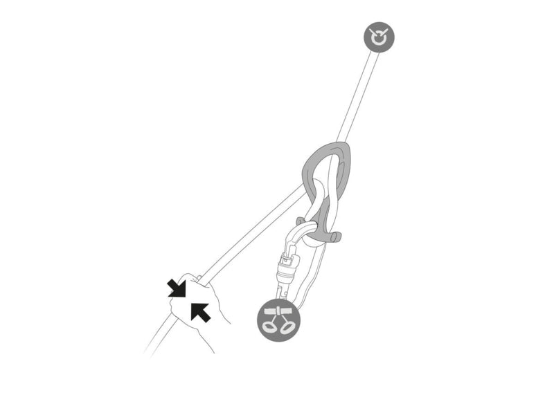 Petzl Pirana Club Zwart