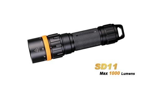Fenix ​​SD11 zaklamp voor duiken en fotografie