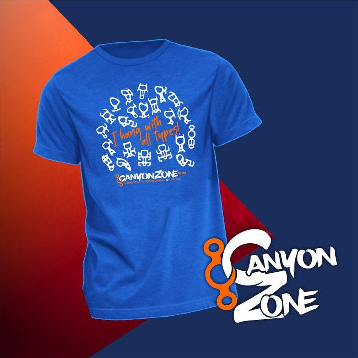 Hang out with all types T-shirt Dames model