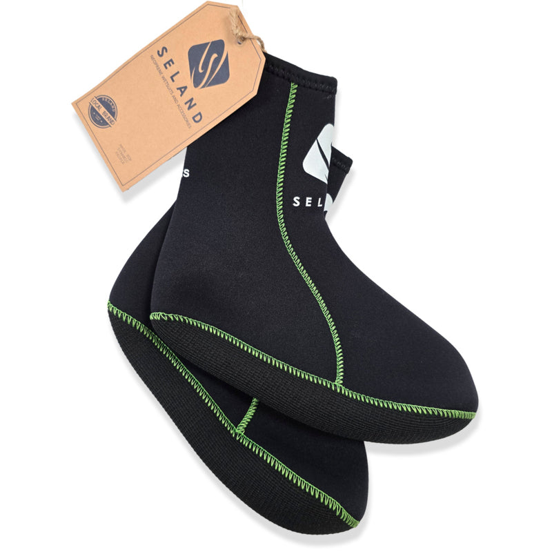 Seland 3 mm neopreen sokken, omkeerbaar