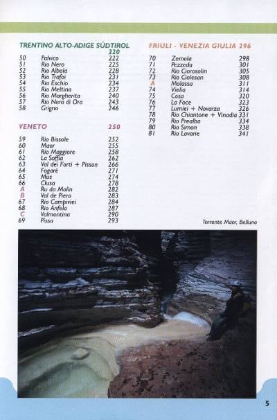 Canyoning Nord Italia