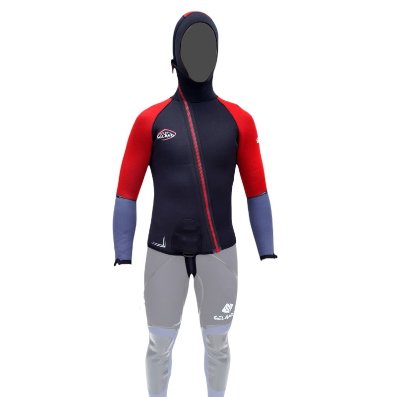 SELAND ANETO ZWART-BLAUW-ROOD VOLLEDIG CANYONINGPAK