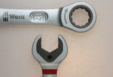 Wera Joker 17mm steek- en ringratelsleutel