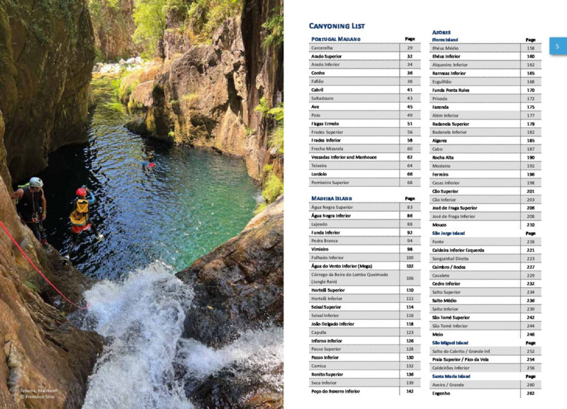Het beste canyoning in Portugal – Vasteland - Madeira - Azoren