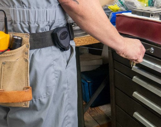 Key-Bak Super48 PLUS Ambidextere, robuuste intrekbare sleutelhanger