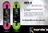 Rope remainder Korda's IRIS 9 mm GREEN-YELLOW SUMMUM System, length 6,6m