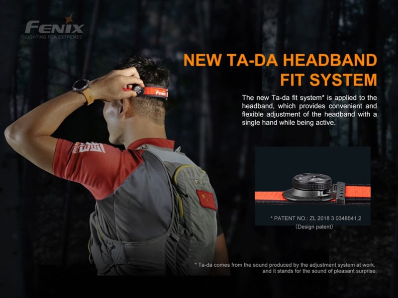 Fenix HM65R-DT oplaadbare hoofdlamp - Nebula