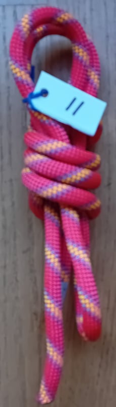 Rope remainder Beal Tiger 10mm Unicore - Dry Cover, Length 1,6 m