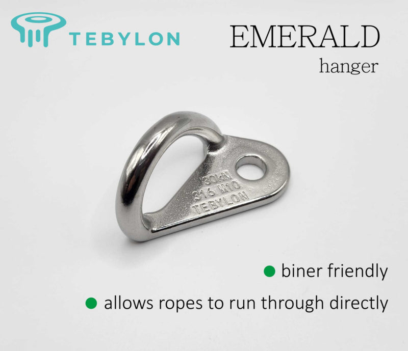 Tebylon EMERALD karabijne vriendelijk anker
