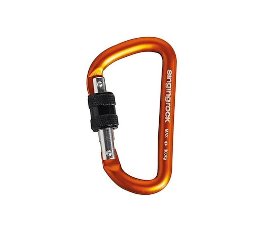 Singing Rock Mini D Schroefcarabiner