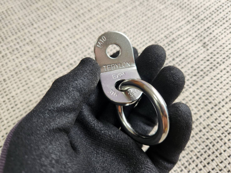 TEBYLON - EXP³ Ankerplatte M10 mit Ring