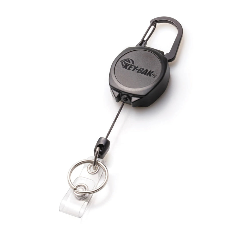 Key-Bak 24" Sidekick twist-free karabiner intrekbare sleutelhanger