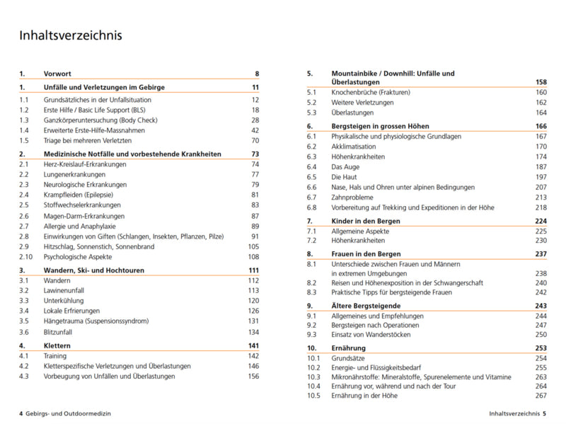 Gebirgs- und Outdoormedizin