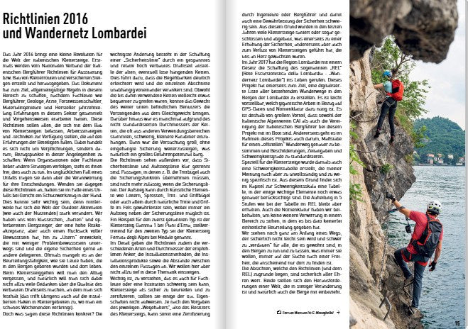 Klettersteige in der Lombardei